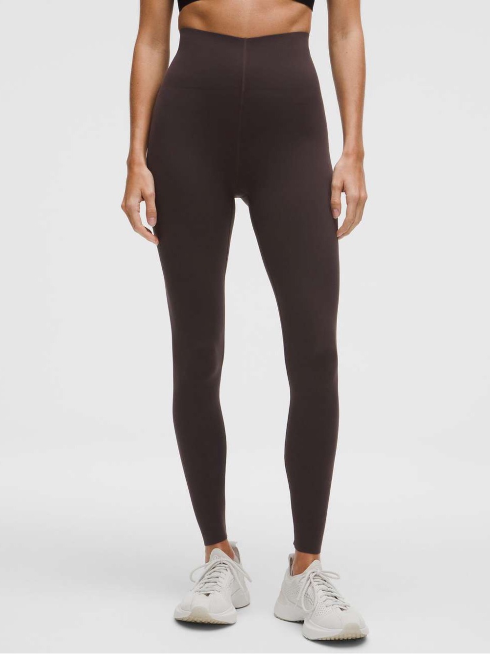 NWT Lululemon Size 4 Glow Up 28” Brown Leggings